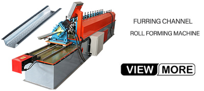 Hat channel roll forming machine